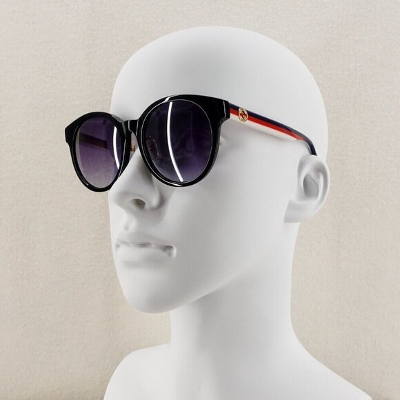 Gucci GG0416 Sunglasses Black Blue OS - Picture 11 of 16